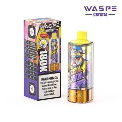 WASPE Crystal 8in1 180K Puffs Disposable Vape Wholesale 12 Blue Razz Lemonade