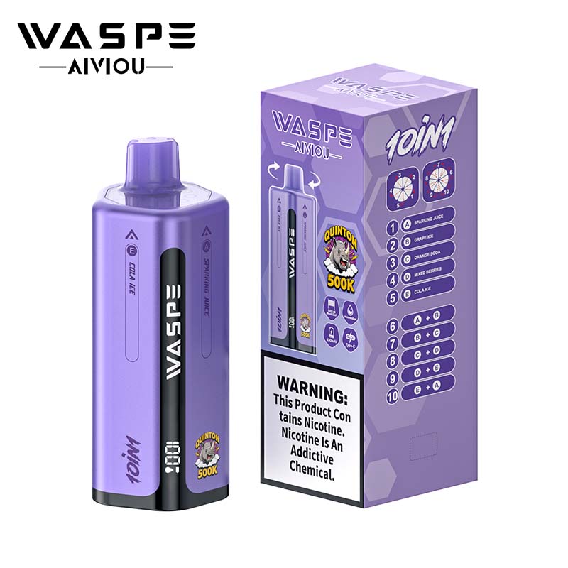 WASPE Quinton 10in1 500K Puffs Disposable Vape Wholesale 06 Sparking Juice