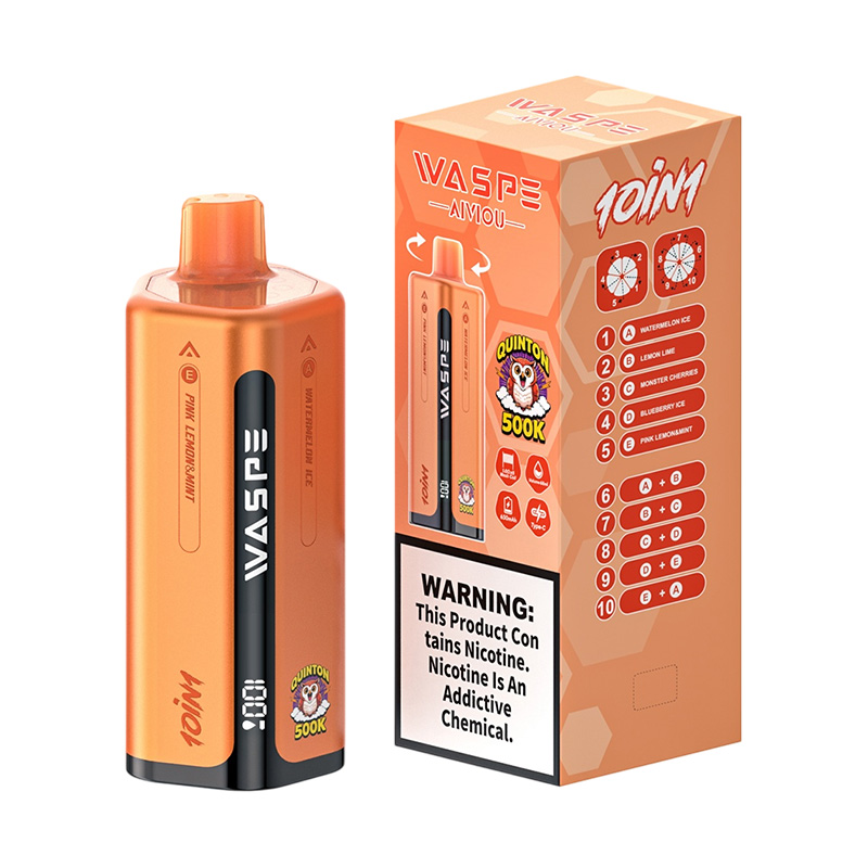WASPE Quinton 10in1 500K Puffs Disposable Vape Wholesale