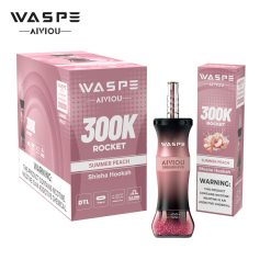 WASPE Shisha Hookah 300K Puffs DTL Vape Wholesale 06 Summer Peach