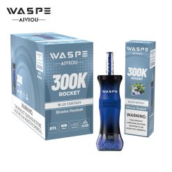 WASPE Shisha Hookah 300K Puffs DTL Vape Wholesale 09 Blue Fantasy