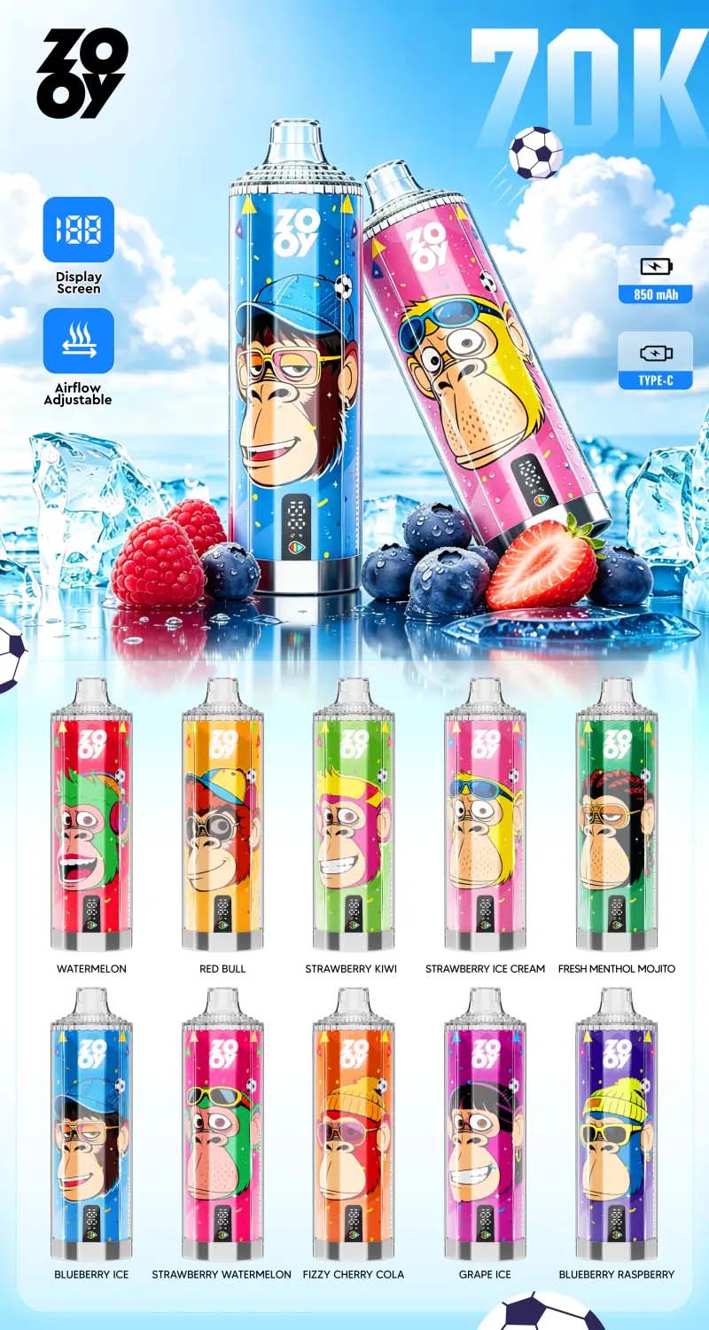 ZOOY Crystal 70K Puffs Disposable Vape Wholesale 3