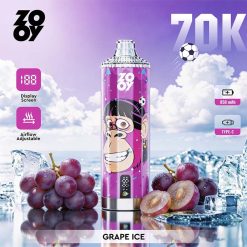 ZOOY Crystal 70K Puffs Disposable Vape Wholesale 08 Grape Ice