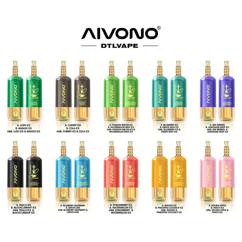 AIVONO 3in1 160K Puffs Shisha Hookah DTL Vape Wholesale 11