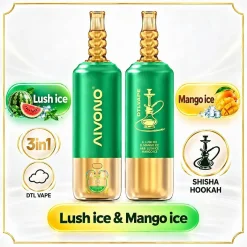 AIVONO 3in1 160K Puffs Shisha Hookah DTL Vape Wholesale 12
