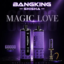 Bang King Shisha 60K Puffs DTL Disposable Vape Wholesale 02# Magic Love