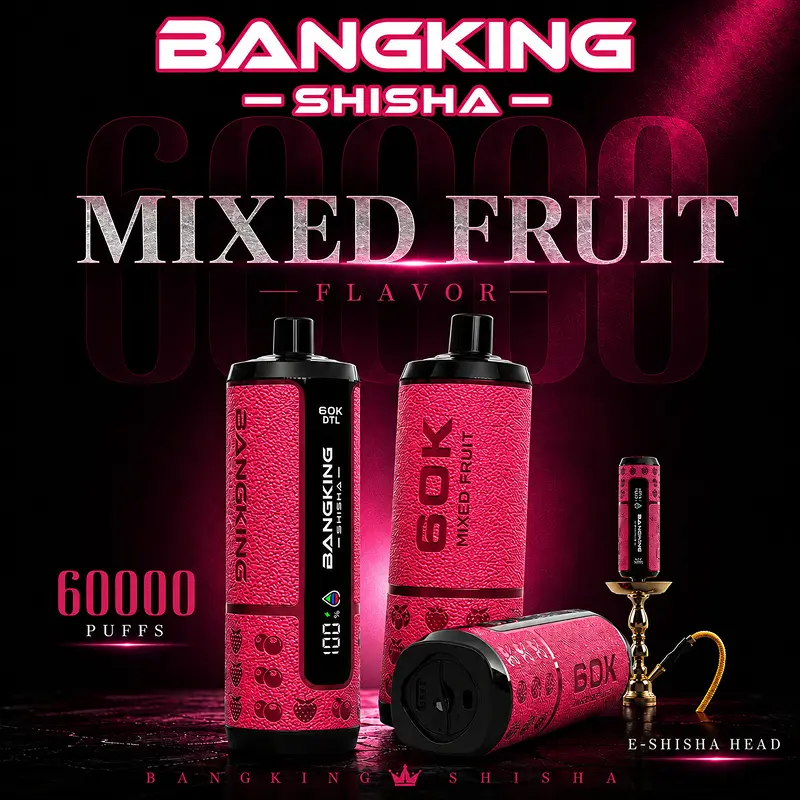 Bang King Shisha 60K Puffs DTL Disposable Vape Wholesale 04# Mixed Fruit