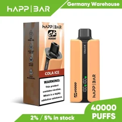 Happ Bar CK40000 40K Puffs Disposable Vape EU Warehouse 01 Cola Ice