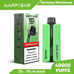 Happ Bar CK40000 40K Puffs Disposable Vape EU Warehouse 02 Watermelon Ice
