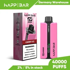 Happ Bar CK40000 40K Puffs Disposable Vape EU Warehouse 03 Cherry Ice