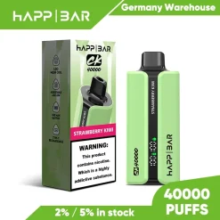 Happ Bar CK40000 40K Puffs Disposable Vape EU Warehouse 06 Strawberry Kiwi