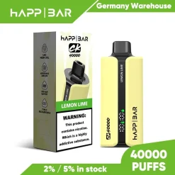 Happ Bar CK40000 40K Puffs Disposable Vape EU Warehouse 12 Lemon Lime