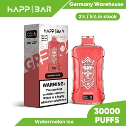 Happ Bar GR30000 30K Puffs Disposable Vape EU Warehouse 07 Watermelon Ice