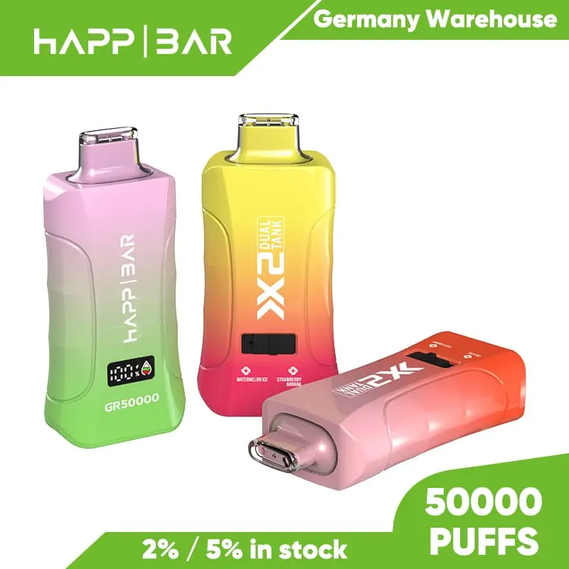 Happ Bar GR50000 50K Puffs 3in1 Disposable Vape EU Warehouse 1