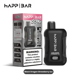 Happ Bar S130K 130000 Puffs Disposable Vape EU Warehouse 05 Black Dragon Strawberry Ice