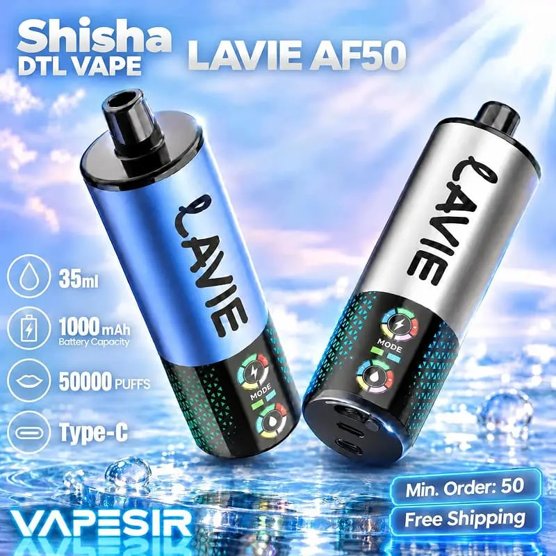 Lavie AF50 Shisha 50K Puffs DTL Disposable Vape Wholesale at Vape Sir 2
