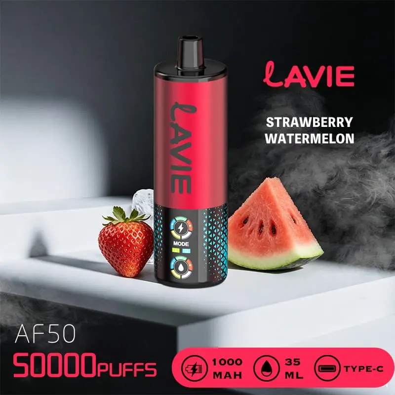 Lavie AF50 Shisha 50K Puffs DTL Disposable Vape Wholesale 04 Strawberry Watermelon