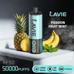 Lavie AF50 Shisha 50K Puffs DTL Disposable Vape Wholesale 08 Passion Fruit Mint
