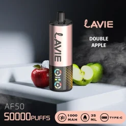 Lavie AF50 Shisha 50K Puffs DTL Disposable Vape Wholesale 10 Double Apple