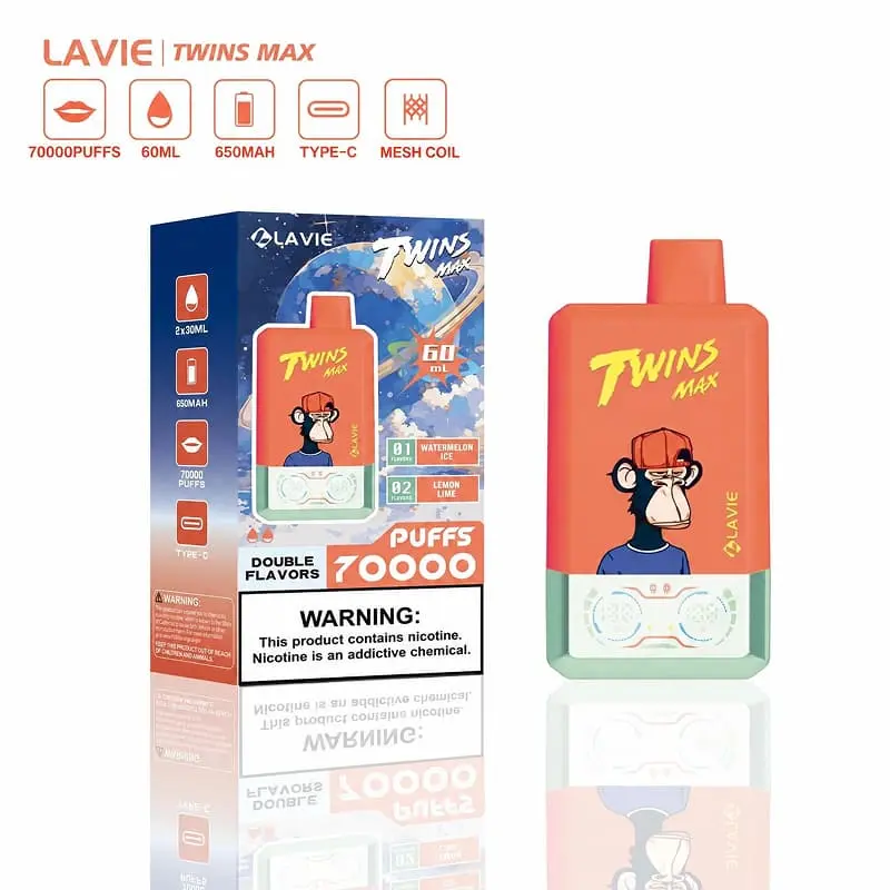 Lavie Twins Max 70000 Puffs Disposable Vape Wholesale 1 Lavie Twins Max 70000 Puffs Disposable Vape Wholesale 1