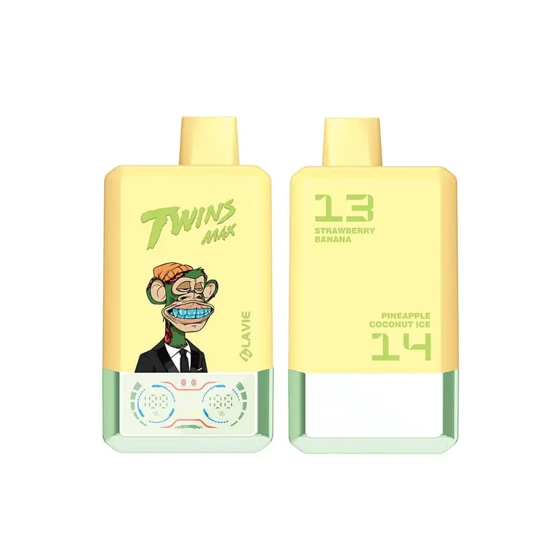 Lavie Twins Max 70000 Puffs Disposable Vape Wholesale 07 Strawberry Banana Pineapple Cocount Ice