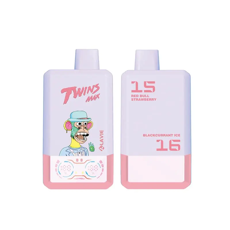 Lavie Twins Max 70000 Puffs Disposable Vape Wholesale 08 Red Bull Strawberry Blackcurrant Ice