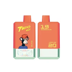 Lavie Twins Max 70000 Puffs Disposable Vape Wholesale 10 Watermelon Ice Lemon Lime