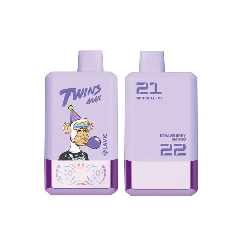Lavie Twins Max 70000 Puffs Disposable Vape Wholesale 11 Red Bull Ice Strawberry Mango