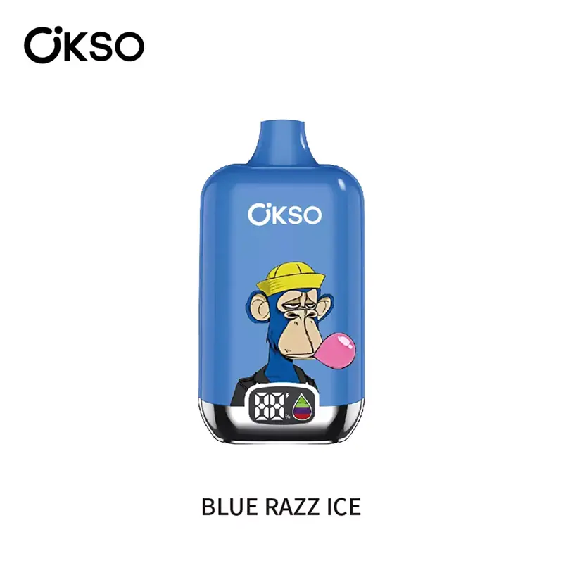 OKSO Digital 12000 Puffs Disposable Vape Wholesale 05 Blue Razz Ice