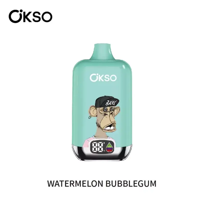 OKSO Digital 12000 Puffs Disposable Vape Wholesale 10 Watermelon Bubblegum