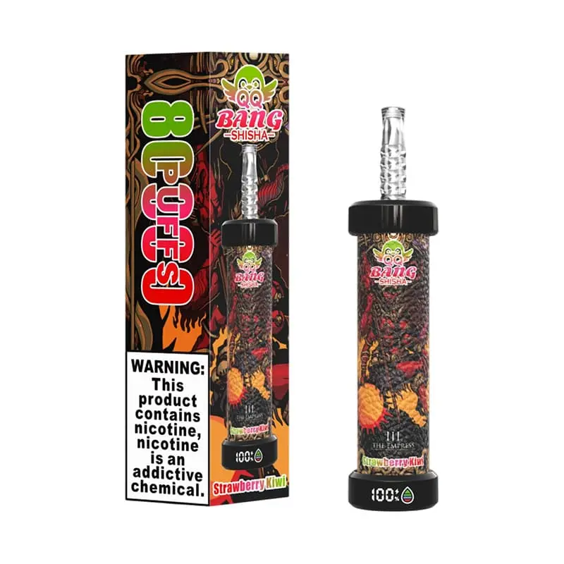 QQ Bang Shisha 80000 Puffs DTL Disposable Vape Wholesale 04 Strawberry Kiwi