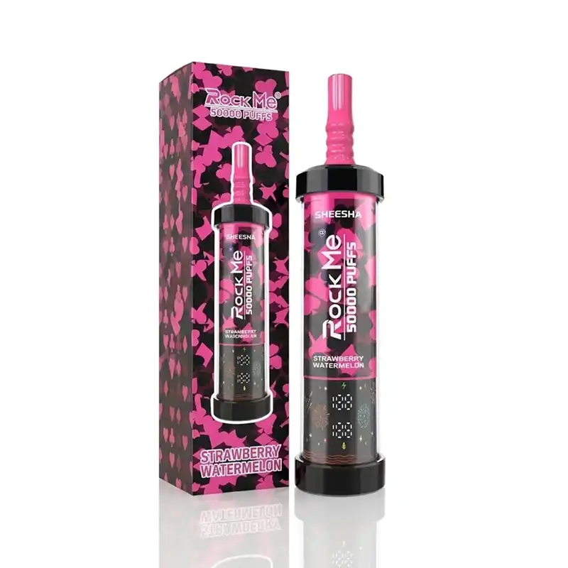 ROCKME SHEESHA 50000 Puffs DTL Disposable Vape Wholesale 07 Strawberry Watermelon ROCKME SHEESHA 50000 Puffs DTL Disposable Vape Wholesale 07 Strawberry Watermelon