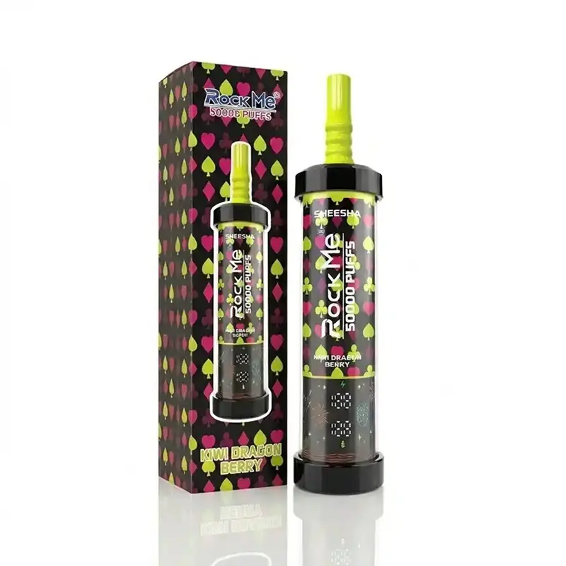 ROCKME SHEESHA 50000 Puffs DTL Disposable Vape Wholesale 11 Kiwi Dragon Berry