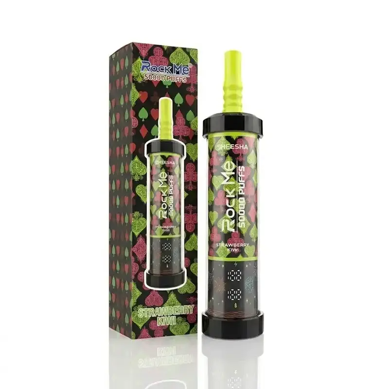 ROCKME SHEESHA 50000 Puffs DTL Disposable Vape Wholesale 15 Strawberry Kiwi