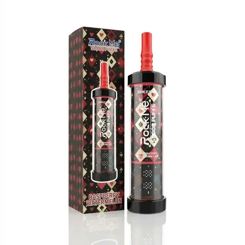ROCKME SHEESHA 50000 Puffs DTL Disposable Vape Wholesale 20 Raspberry Watermelon
