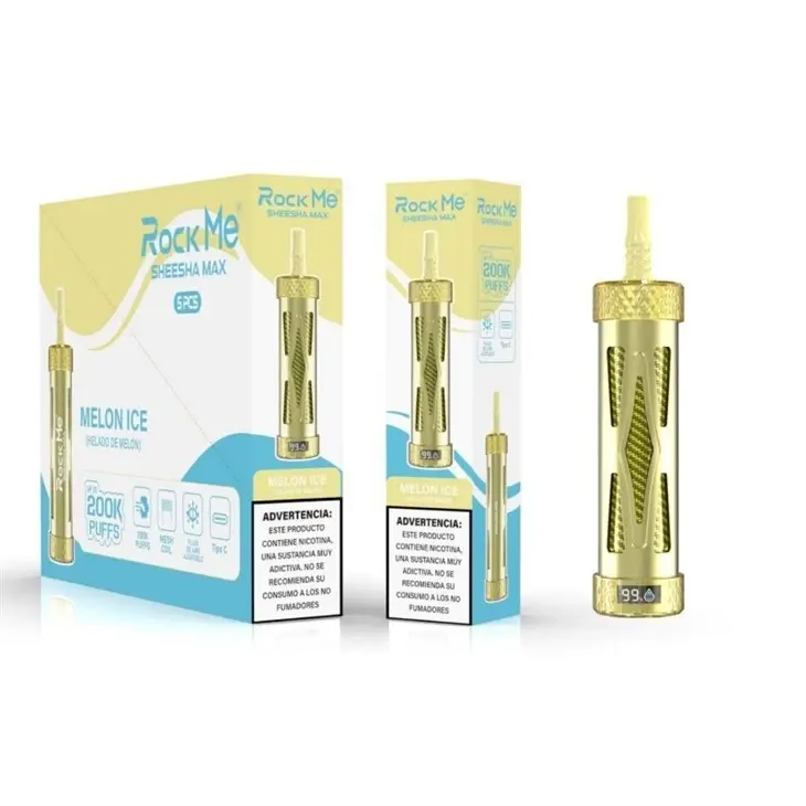 ROCKME SHEESHA MAX 200K Puffs Disposable Vape Wholesale 12
