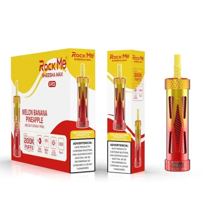 ROCKME SHEESHA MAX 200K Puffs Disposable Vape Wholesale 9