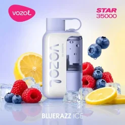 VOZOL Star 35K Puffs Disposable Vape Wholesale EU Warehouse 12 Blue Razz Ice