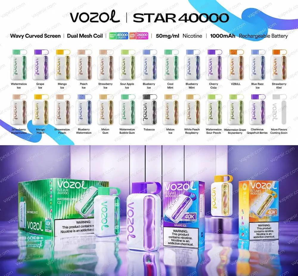 VOZOL Star 40K Puffs Disposable Vape Wholesale EU Warehouse 3