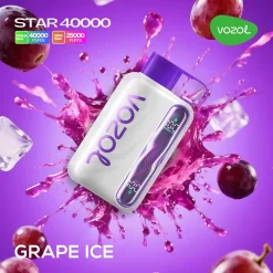 VOZOL Star 40K Puffs Disposable Vape Wholesale EU Warehouse 02 Grape Ice