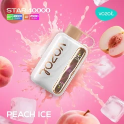 VOZOL Star 40K Puffs Disposable Vape Wholesale EU Warehouse 04 Peach Ice