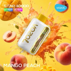 VOZOL Star 40K Puffs Disposable Vape Wholesale EU Warehouse 08 Mango Peach