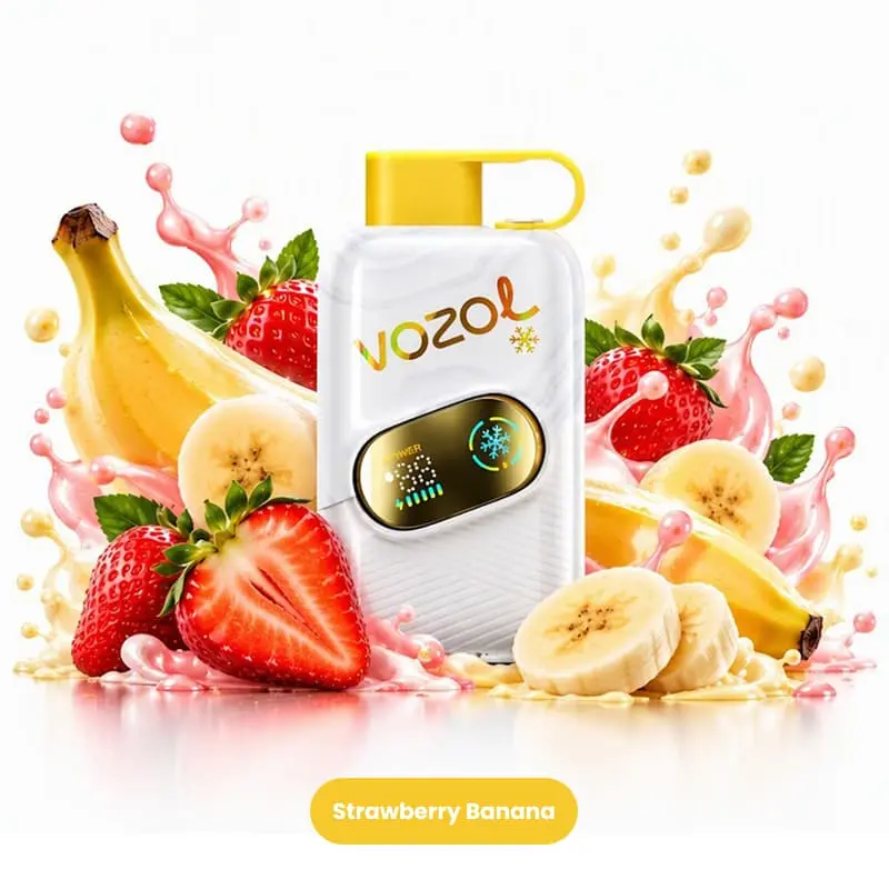 VOZOL Star Click 50K Puffs Disposable Vape EU Warehouse 11 Strawberry Banana