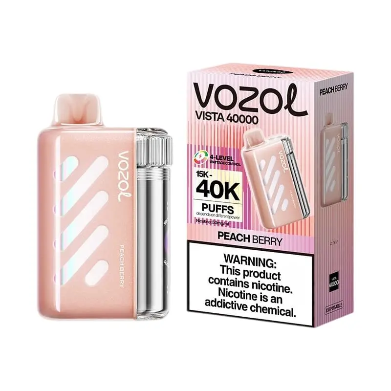 VOZOL Vista 40K Puffs Disposable Vape Wholesale EU Warehouse 13 Peach berry