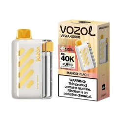 VOZOL Vista 40K Puffs Disposable Vape Wholesale EU Warehouse 19 Mango Peach