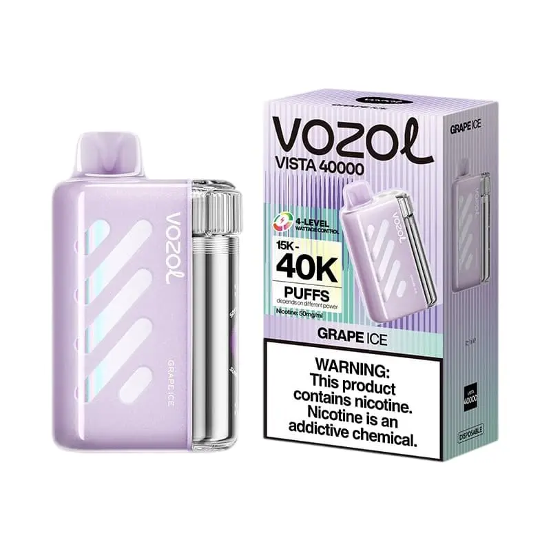 VOZOL Vista 40K Puffs Disposable Vape Wholesale EU Warehouse Grape Ice
