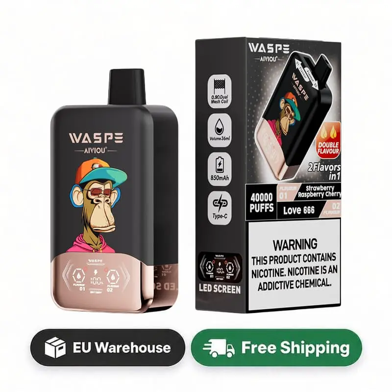 WASPE Aiviou 2in1 40000 Puffs Disposable Vape Wholesale