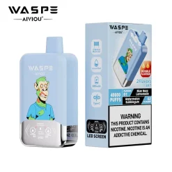 WASPE Aiviou 2in1 40000 Puffs Disposable Vape Wholesale 08 Blue Razz Lemonade Watermelon Bubblegum