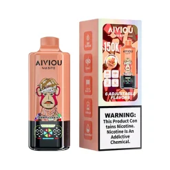Waspe Aiviou 6in1 150K Puffs Disposable Vape Wholesale 05 Cherry Cola Ice Strawberry Red Bull Ice Watermelon Raspberry
