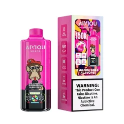 Waspe Aiviou 6in1 150K Puffs Disposable Vape Wholesale 11 Strawberry Watermelon Bubblegum Sour Mango Ice Strawberry Grape Ice